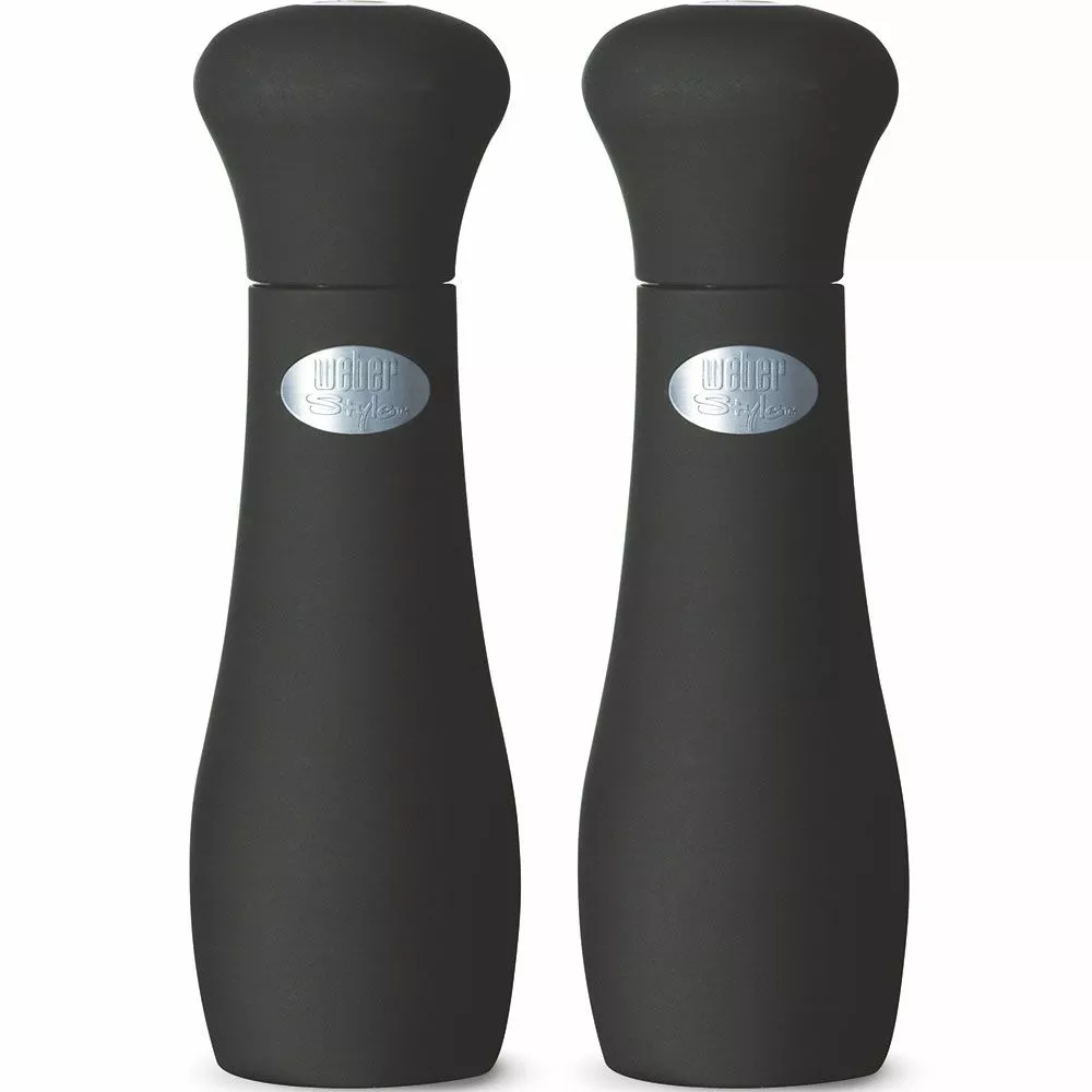 Weber Style Salt Och Pepparkvarnar Svart 3 Weber Style Salt Och Pepparkvarnar Svart