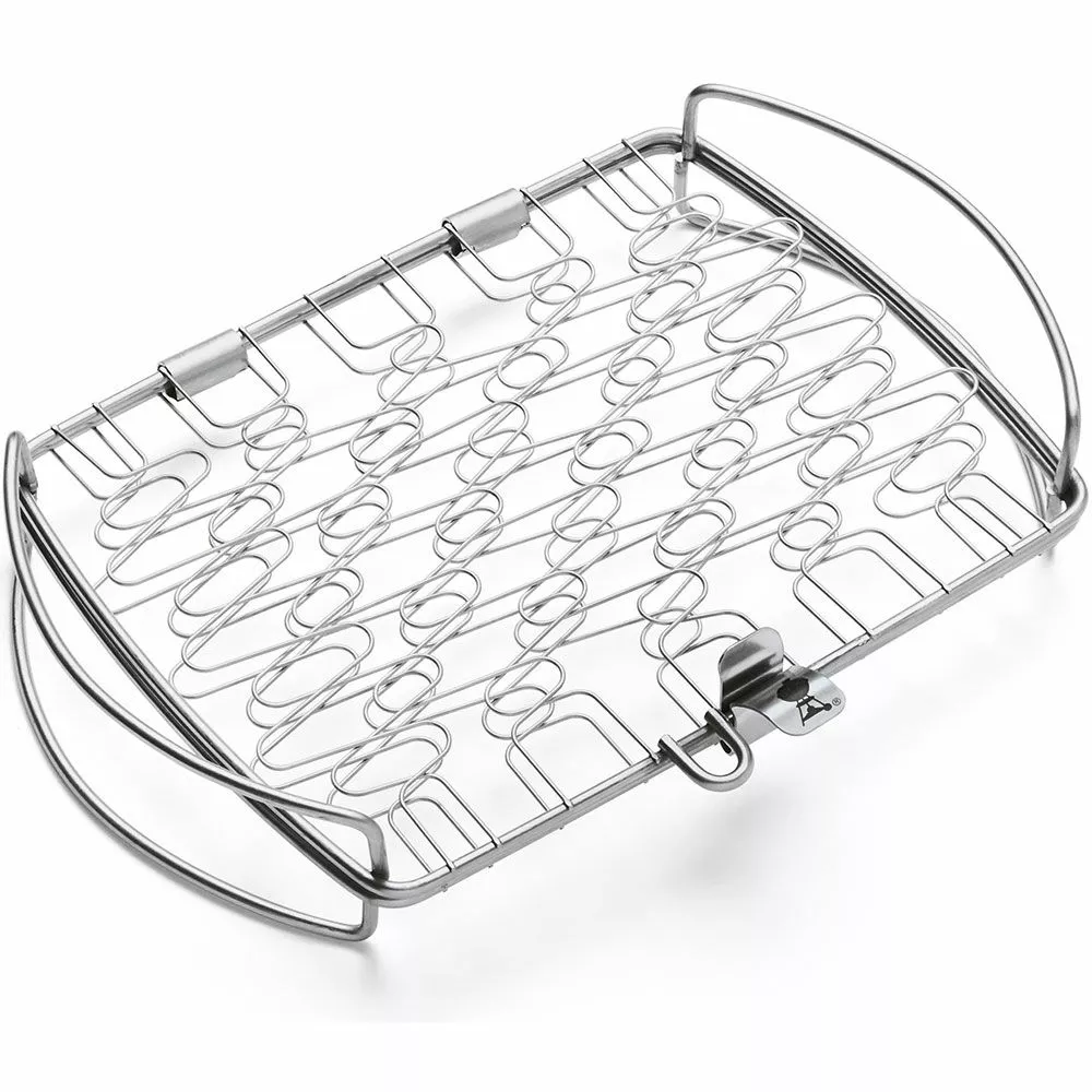 Weber Grillkorg/grillhalster Liten Till Fisk Stål 3 Weber Grillkorg/grillhalster Liten Till Fisk Stål
